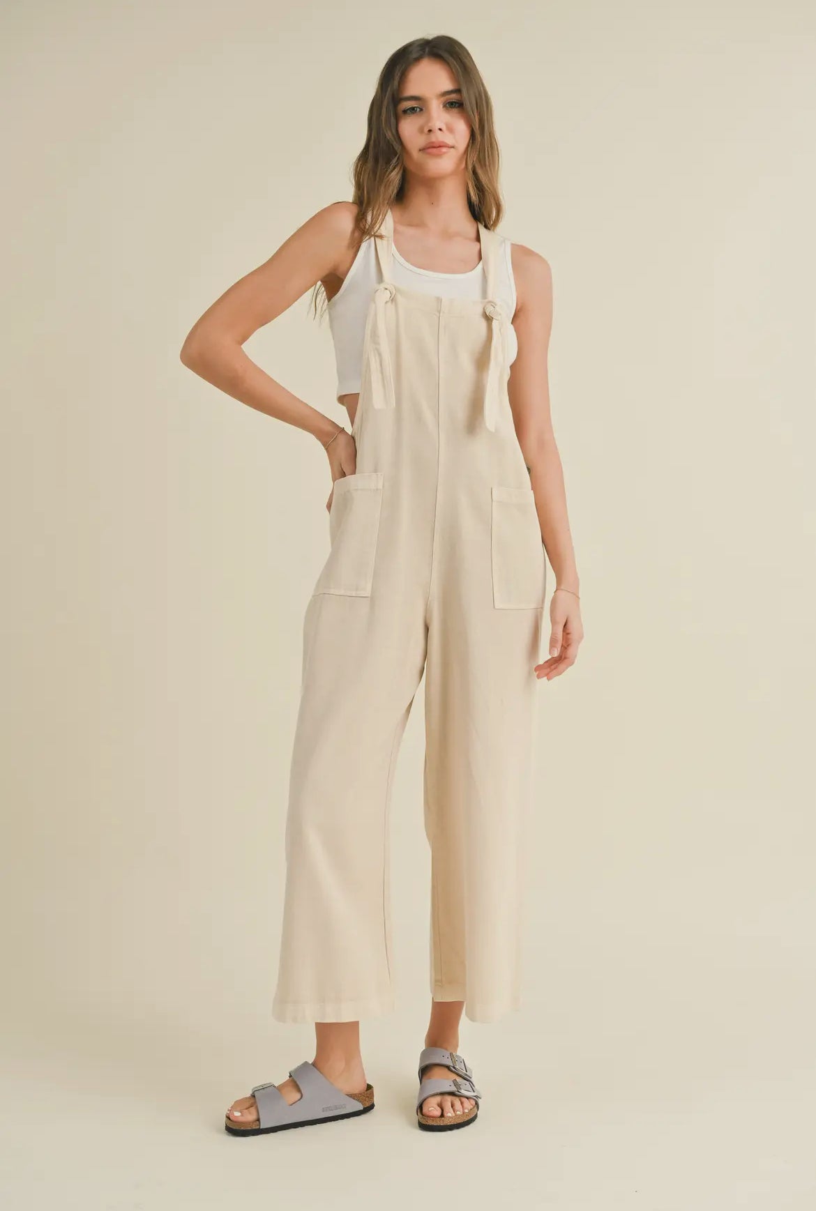 TENCEL WASHED JUMPSUIT