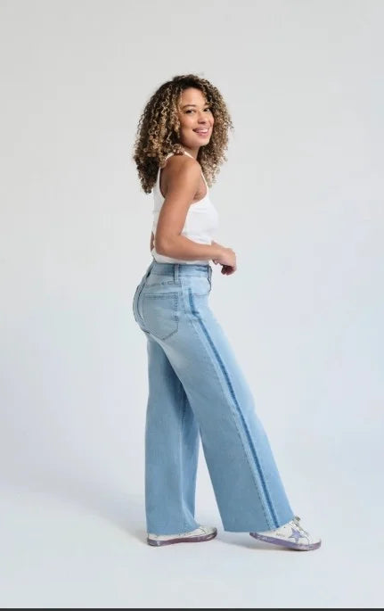 1822 - 28'' HIGH RISE WIDE LEG CROP W/ RELEASE SIDE ATLAS
