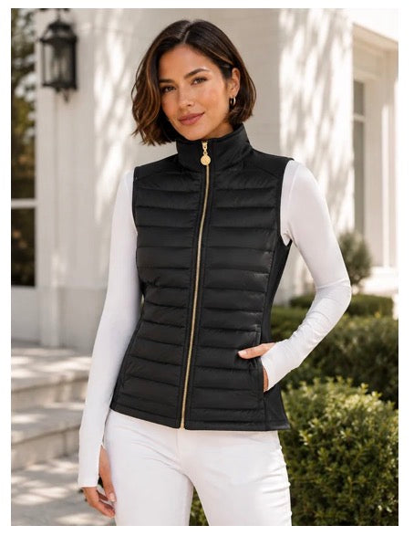 Black Puffer Vest