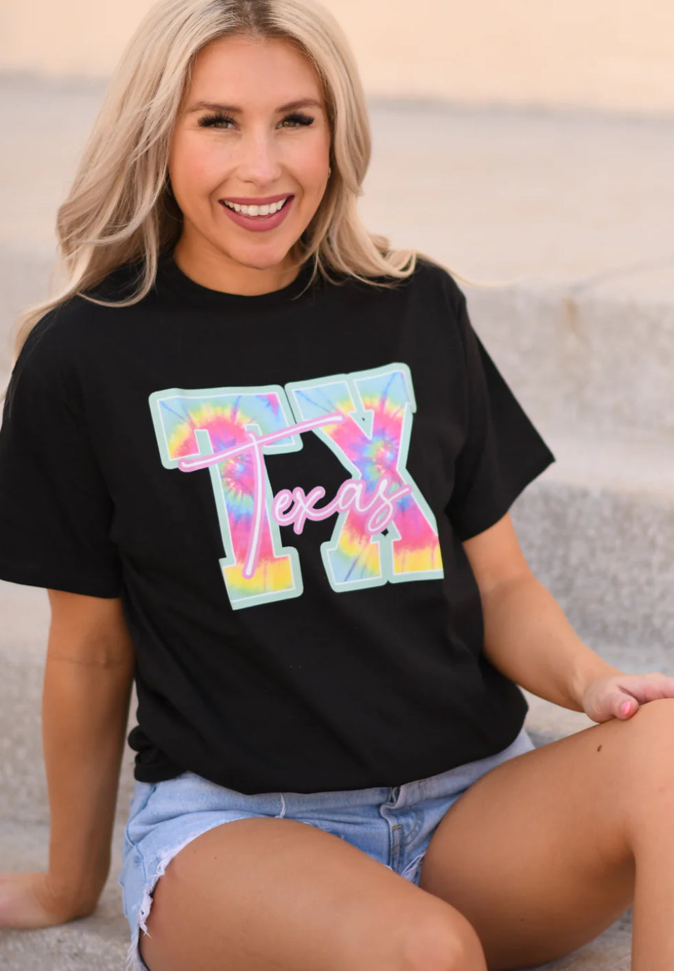 TX Tie Dye Tee