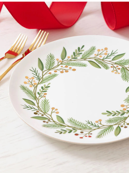 Mary Square Dinner Plate Wreath Set of 6