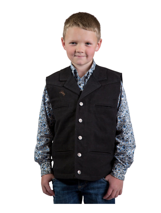 Wyoming Traders Youth Bronco Canvas Vest