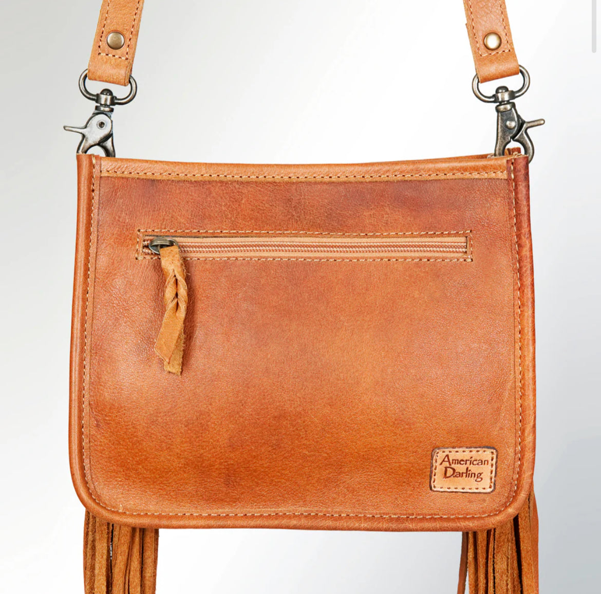 Crossbody Genuine Western Leather Women Bag American Darling