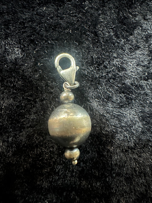 Sterling Silver Charm 10mm Pearl