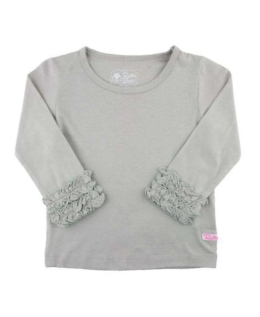 RuffledButts 12-18M Long Sleeve Ruffled Shirt