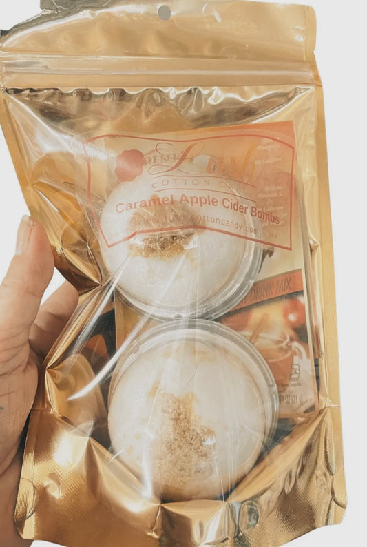 Hot Drink Bombs Made with Cotton Candy