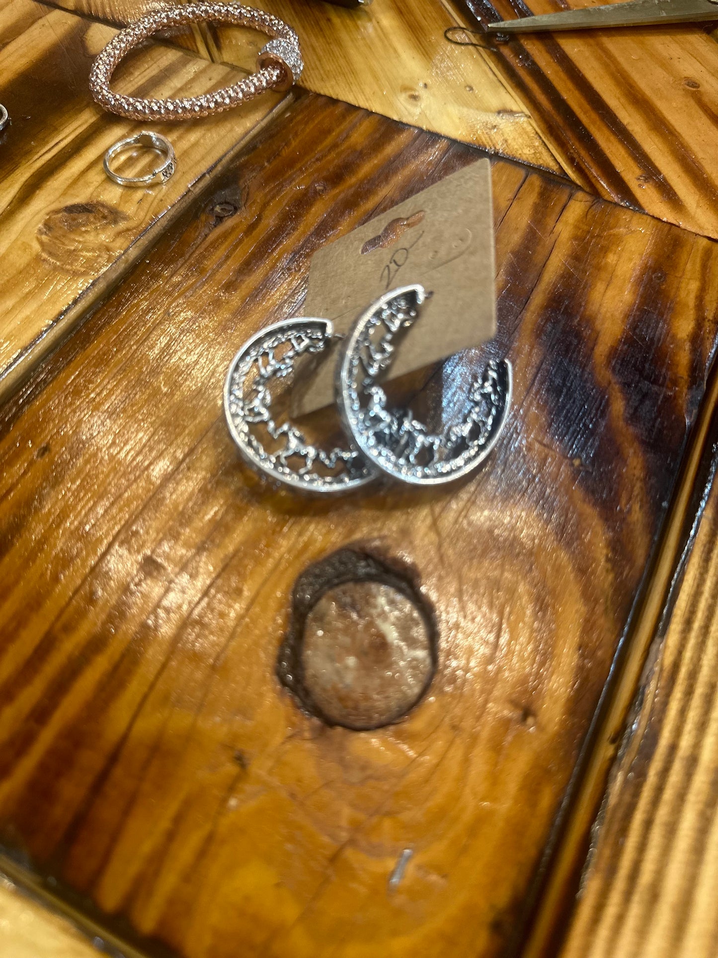 Horse Hoop earrings