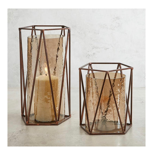 Cage Candle Holder - Large and Small