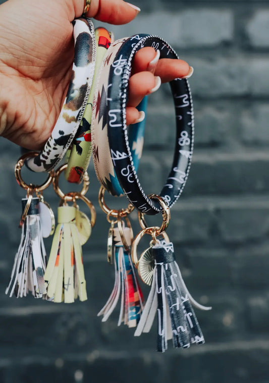 Bracelet Keyring with Tassel