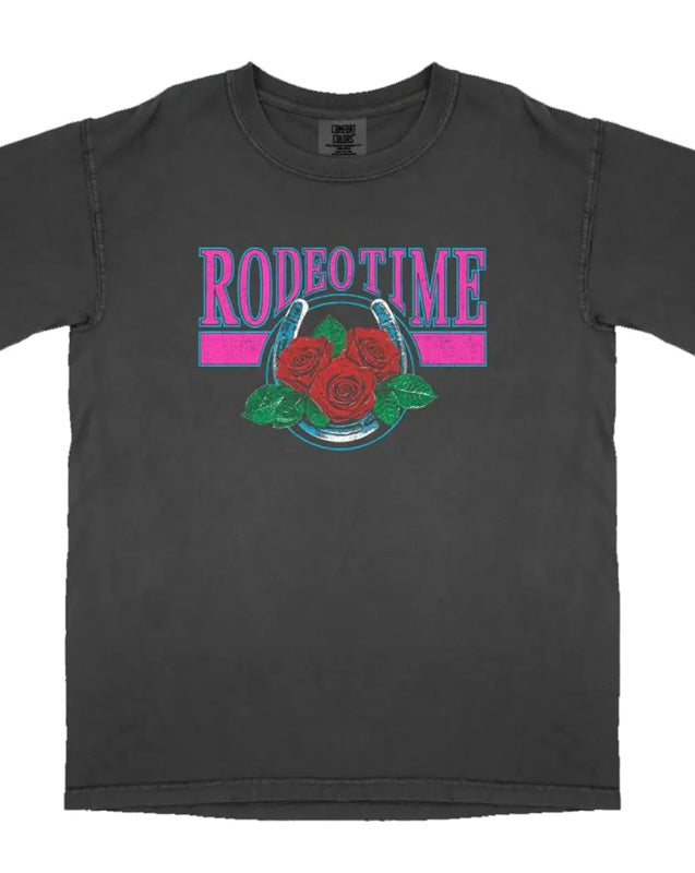 Rodeo Time Rose Tee