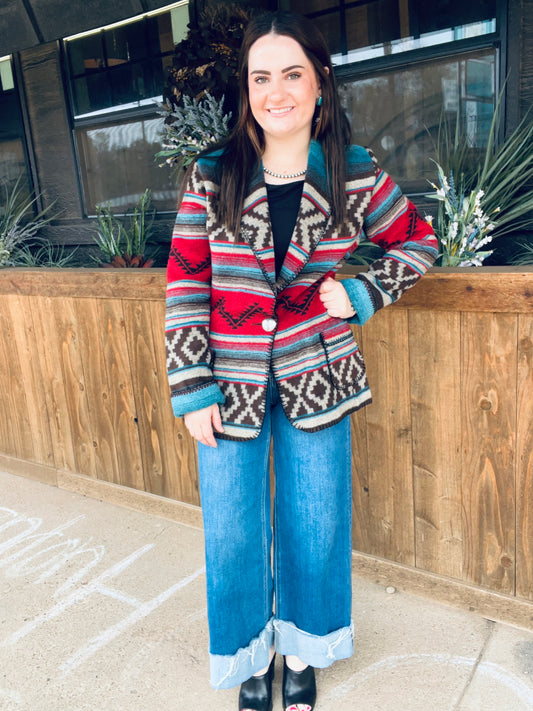 Rhonda Stark Long Blazer - Tomahawk