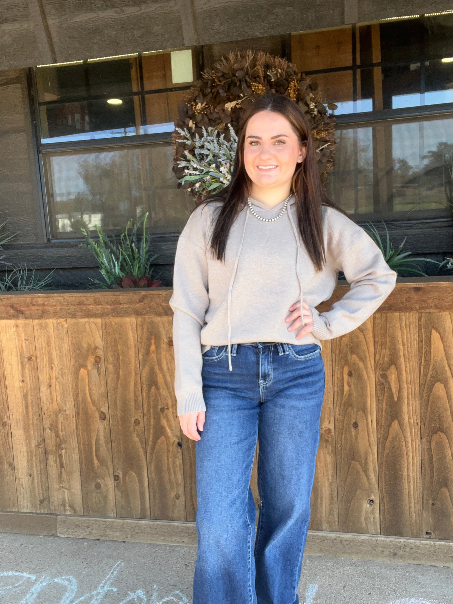 See And Be Seen Hooded Long Sleeve Super Soft Heavy Sweater Top Quality