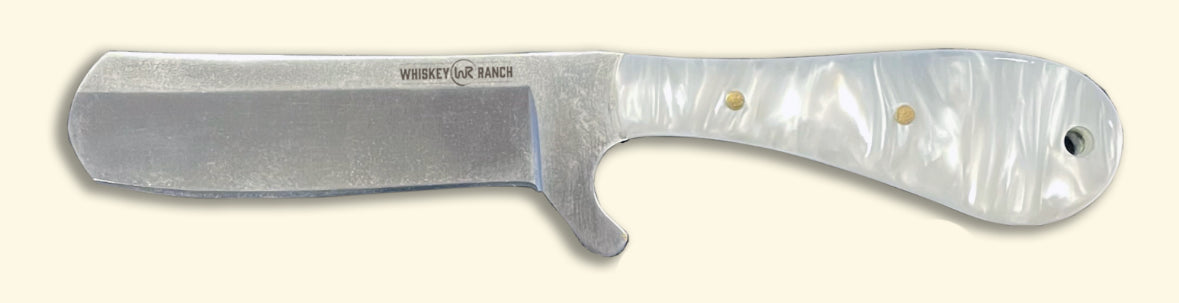 Whiskey Ranch PEARL SNAP Bullcutter Knife