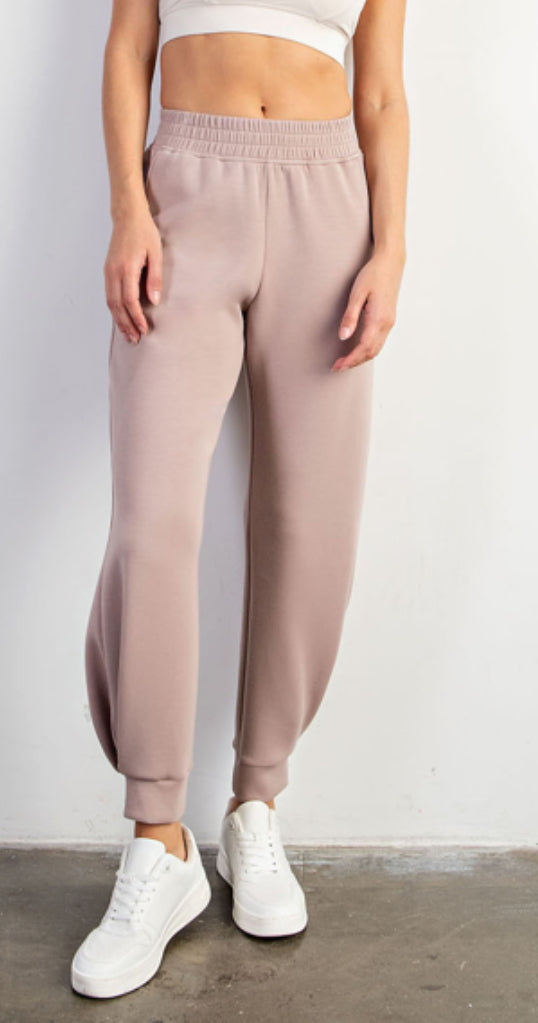 MODAL POLY SPAN FULL LENGTH JOGGER PANT BUTTER SOFT