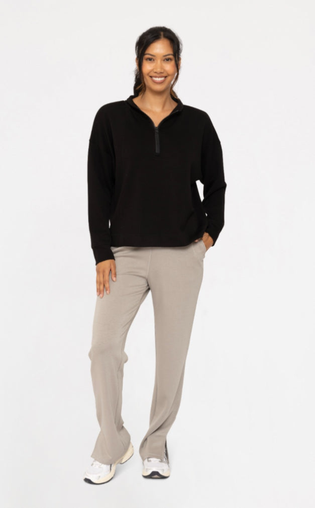 ELEVATED QUARTER ZIP UP PULLOVER