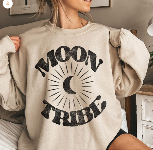 Moon Tribe - Cream Sweatshirt