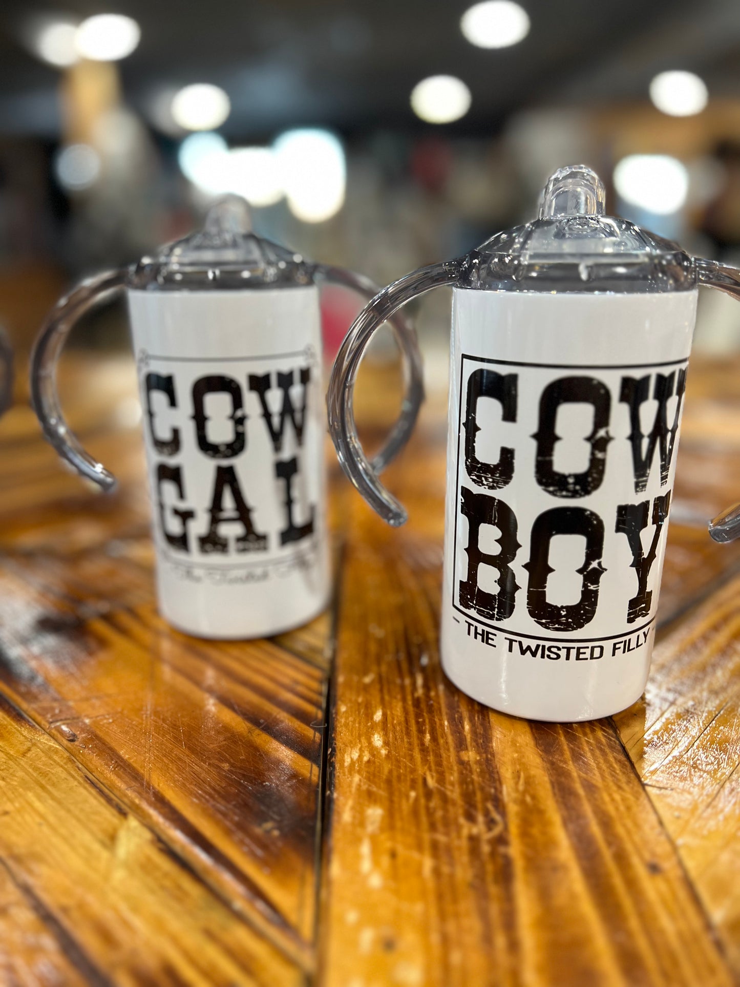 12 Oz Toddler Cowboy/Cowgirl Sippy Cup