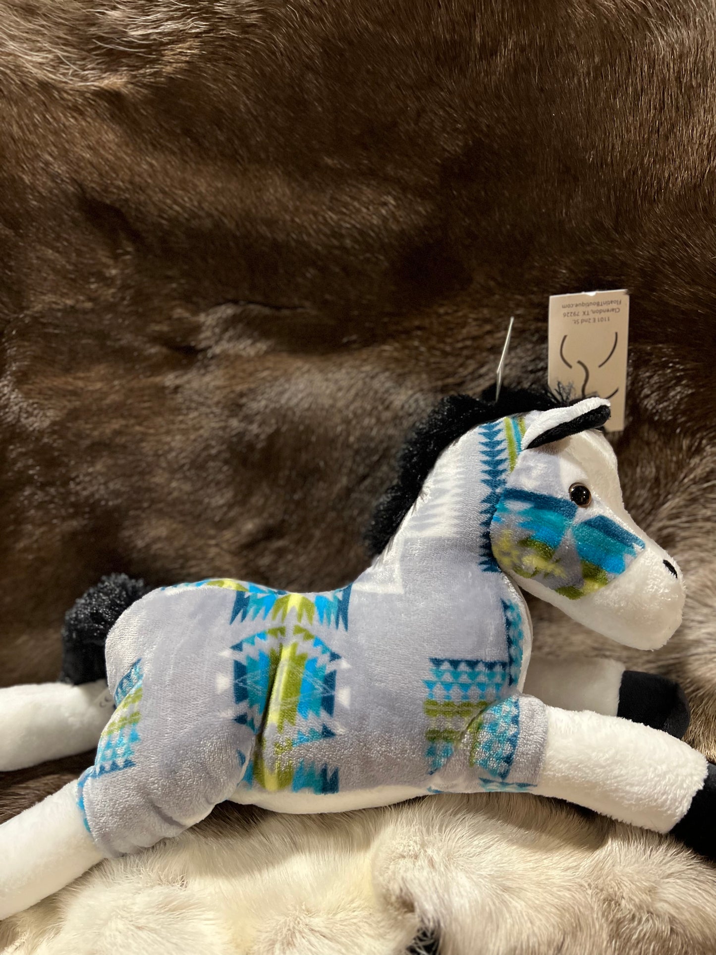 Big Aztec plush stuffed horses