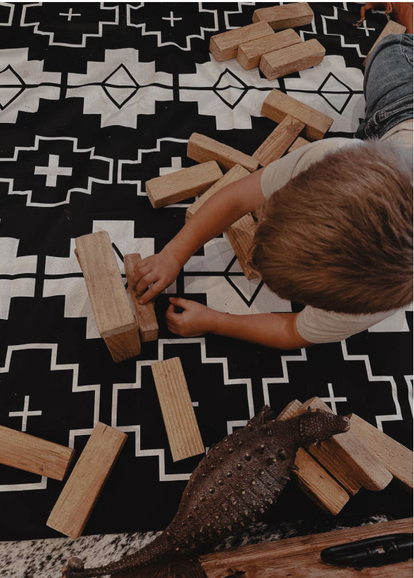 SPLAT MAT - BLACK - for High Chairs + Play Time Messes