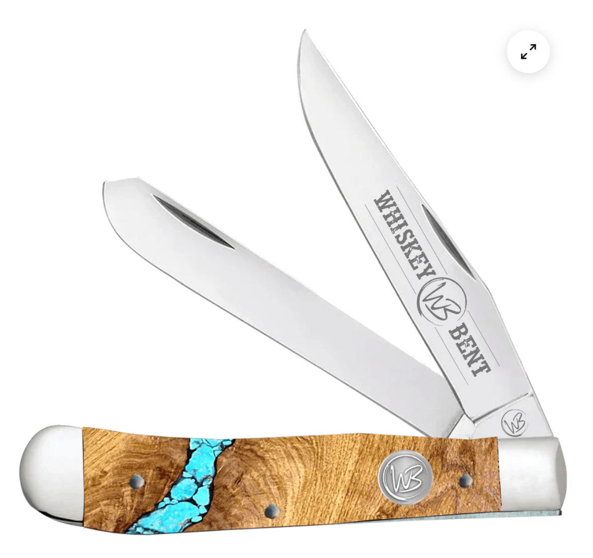 TURQUOISE RIVER TRAPPER Whiskey Ranch Knife