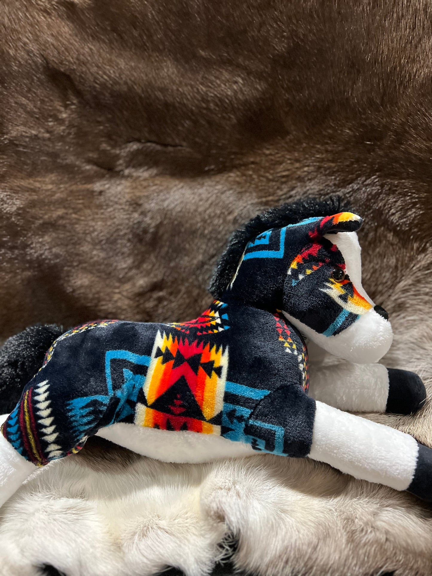 Big Aztec plush stuffed horses