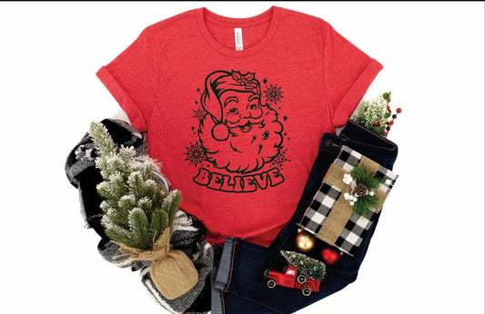 Believe Santa Long Sleeve