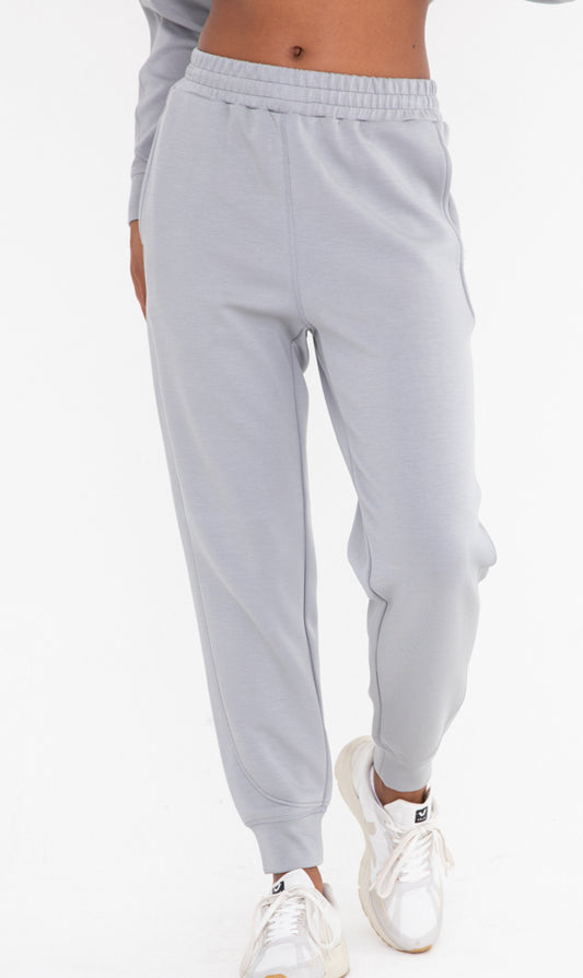 Mono B Butter Elevated Soft Contrast Seam Joggers