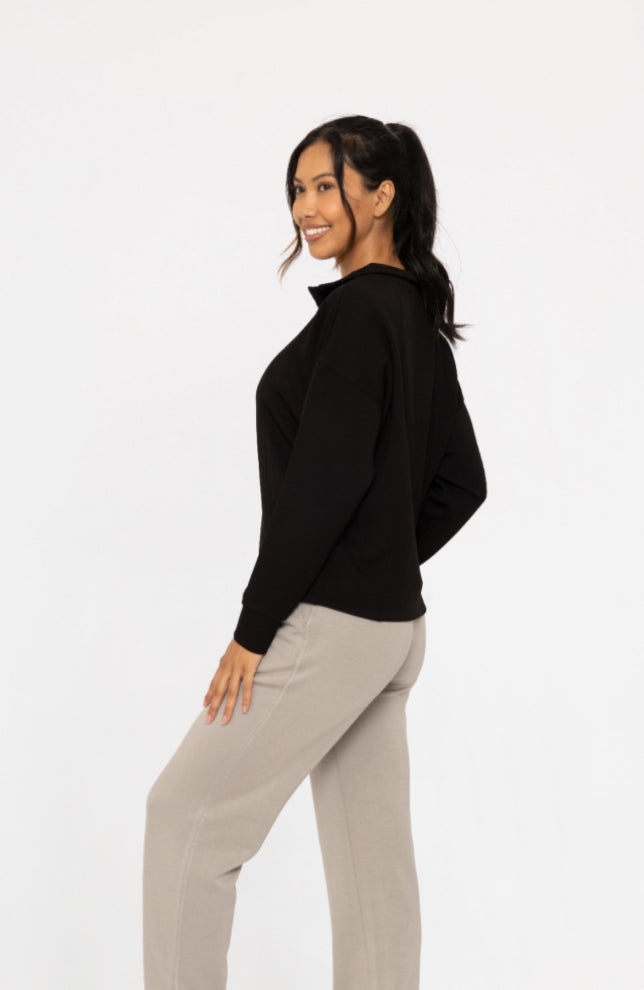 ELEVATED QUARTER ZIP UP PULLOVER