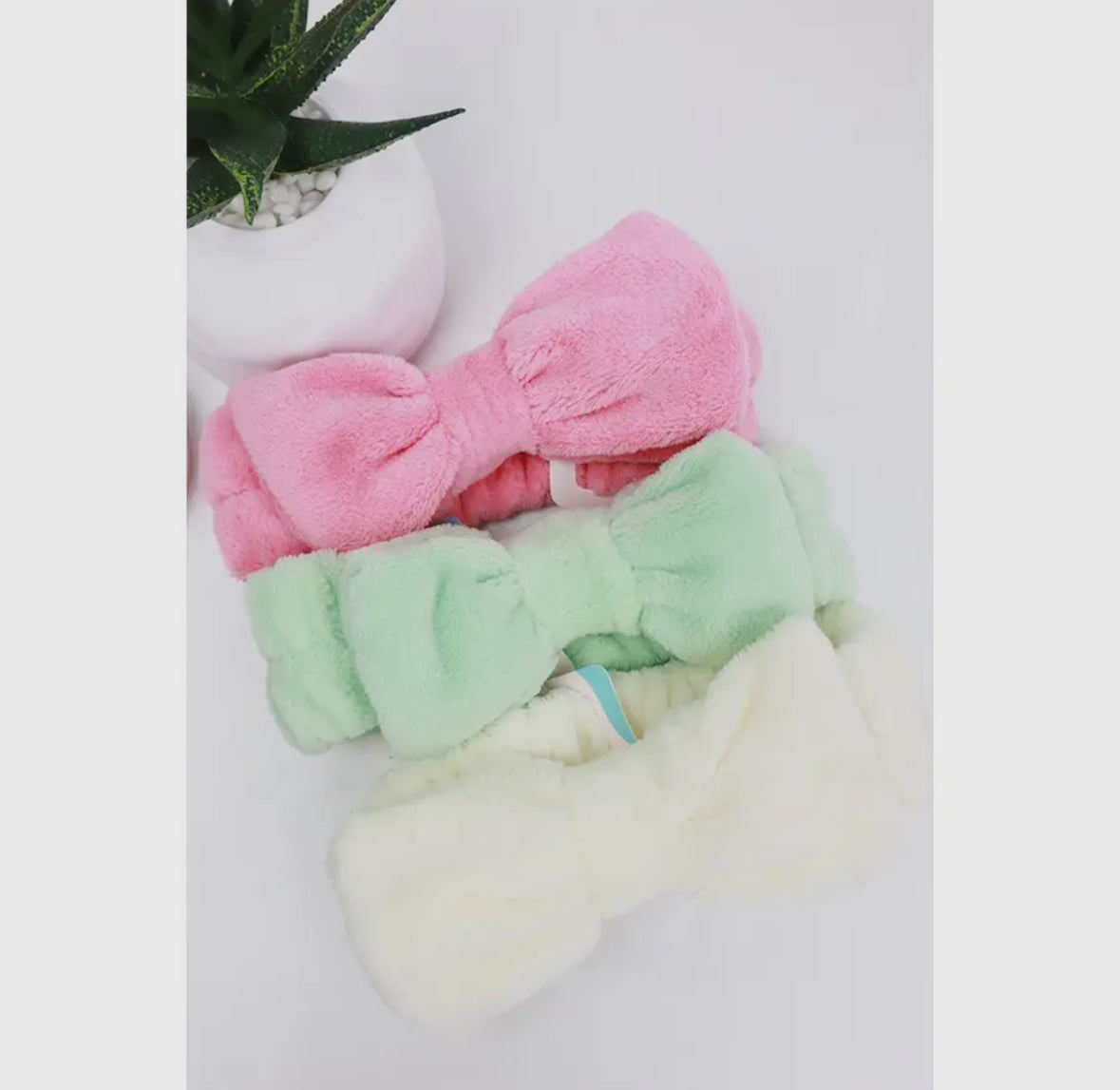 Solid Beauty Spa Bow Headband