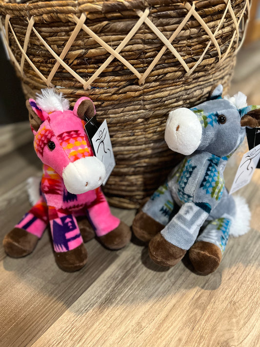 Mini Aztec plush stuffed horse