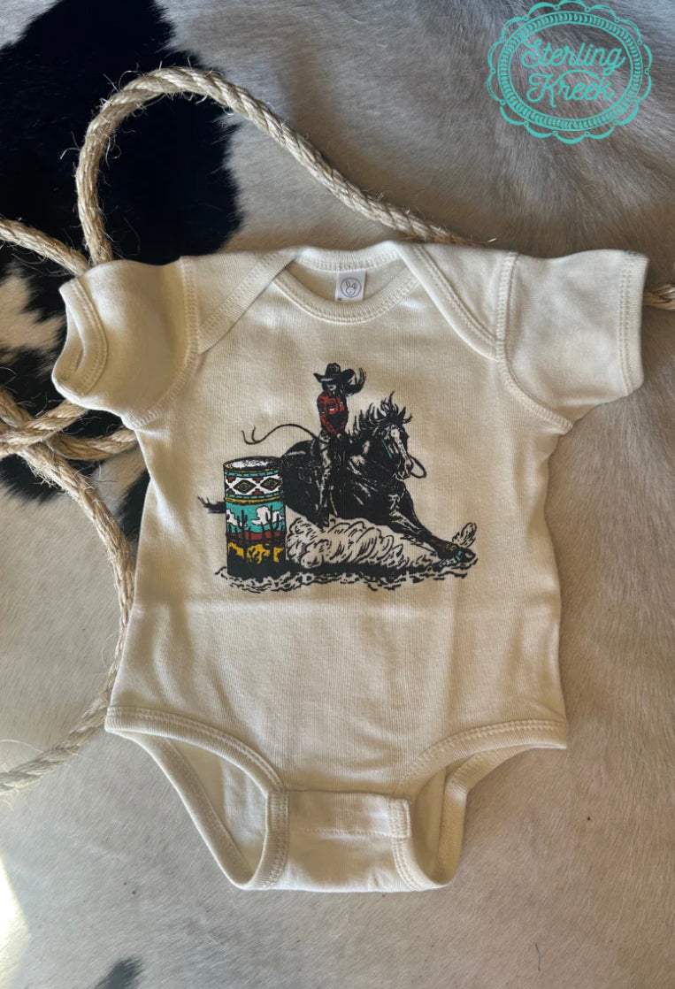 Mini Get the Money Barrel Racing Onesie