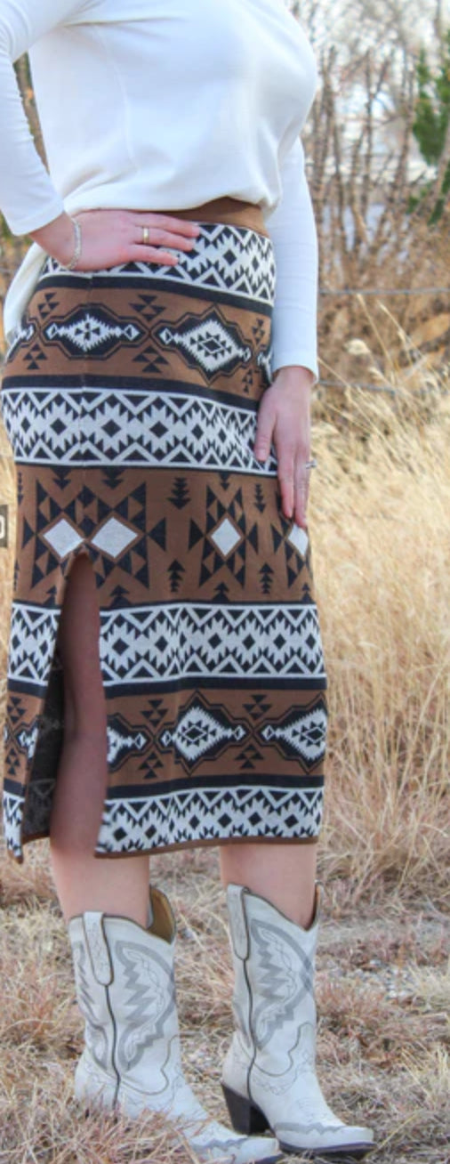 Sandstone Sweater Skirt