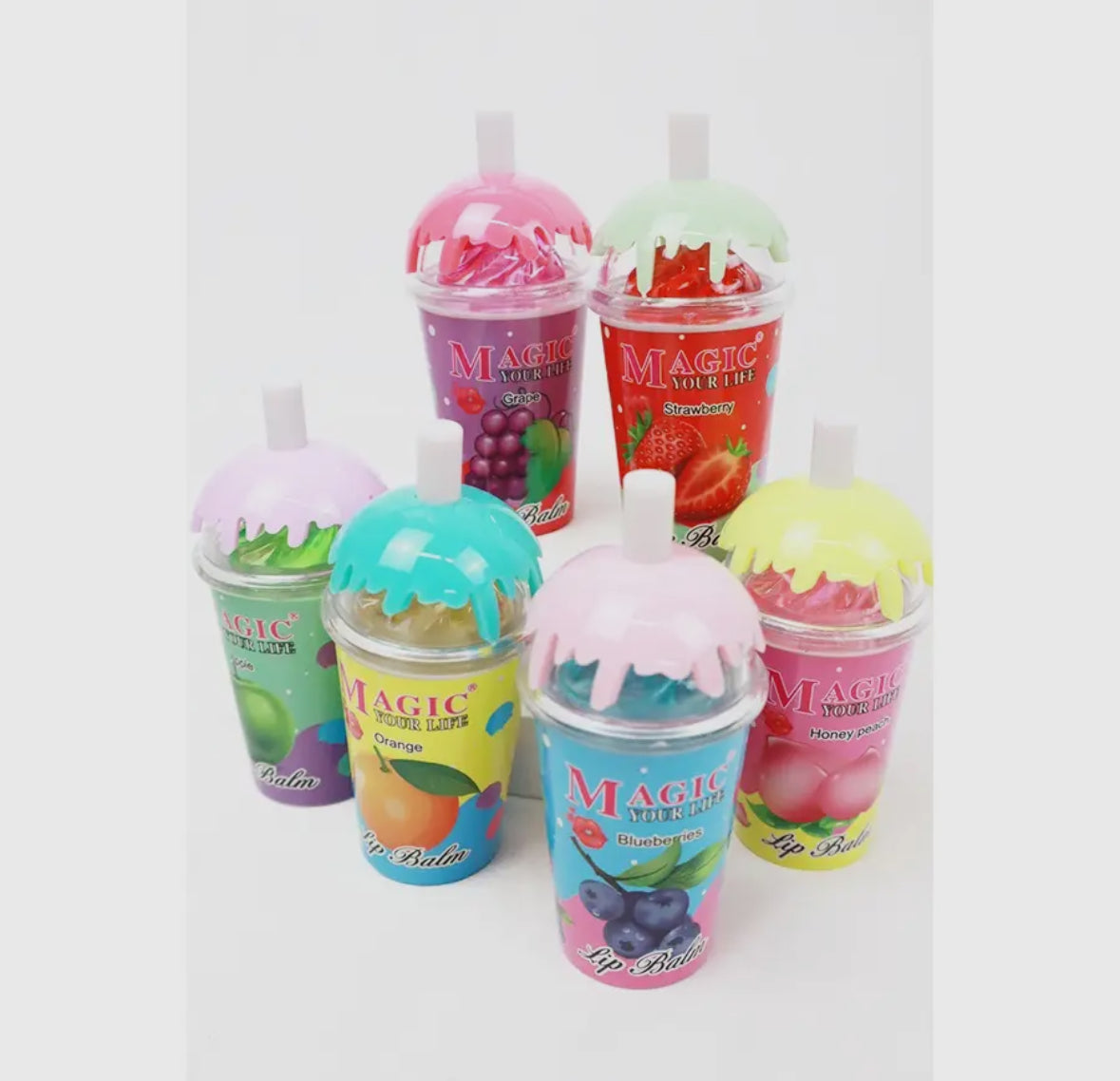 Cute Drink Cup Fruity Scent
Lip Balm