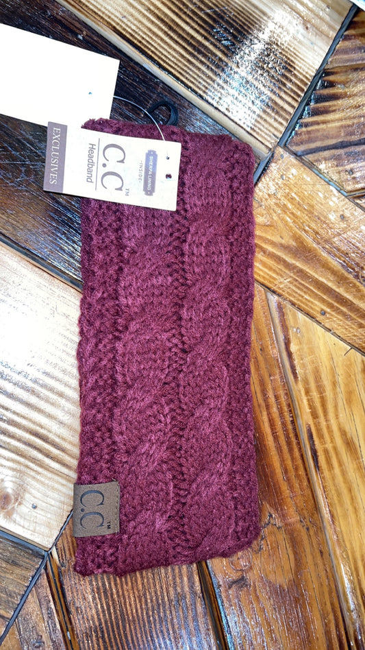 CC Cable Knit Solid Headband