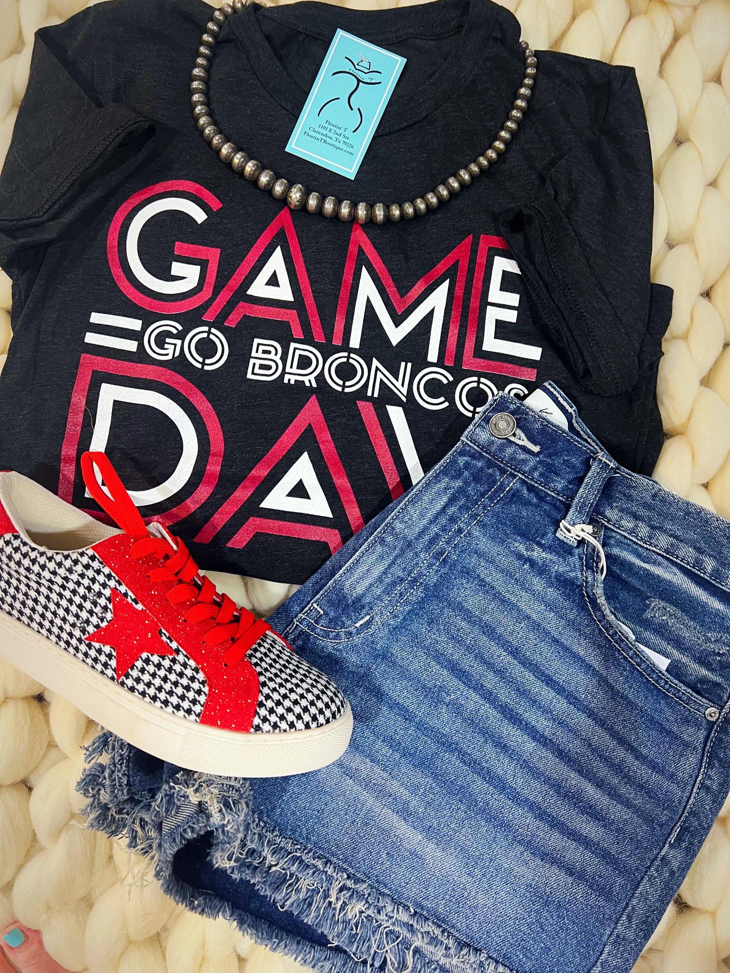 Striped Bronco Game Day