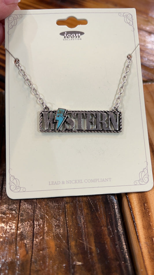 Faux Western necklaces