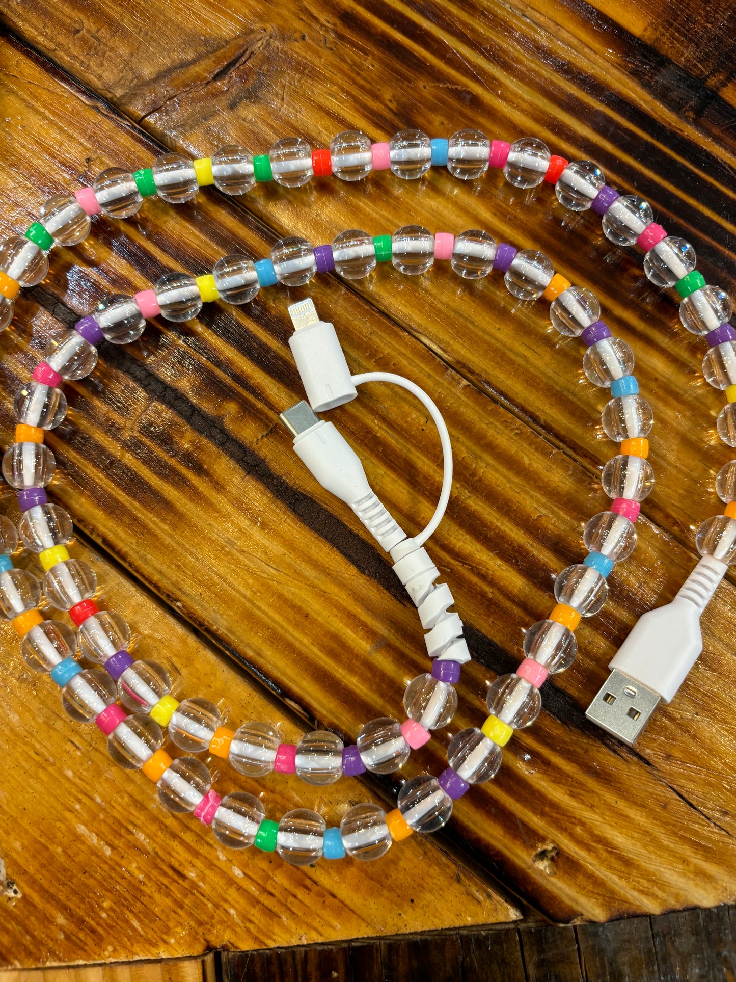 Beaded Phone Chargers