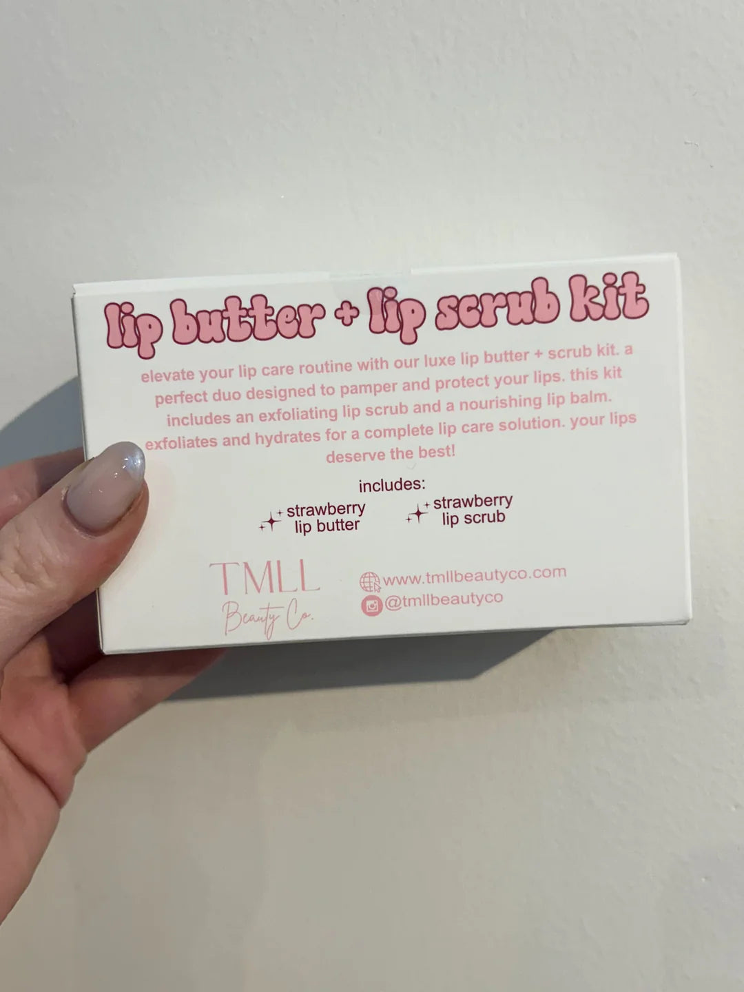 TMLL STRAWBERRY LIP BUTTER & SCRUB KIT