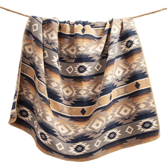 Paseo Road - Taos Wool Blend Blanket Full Size