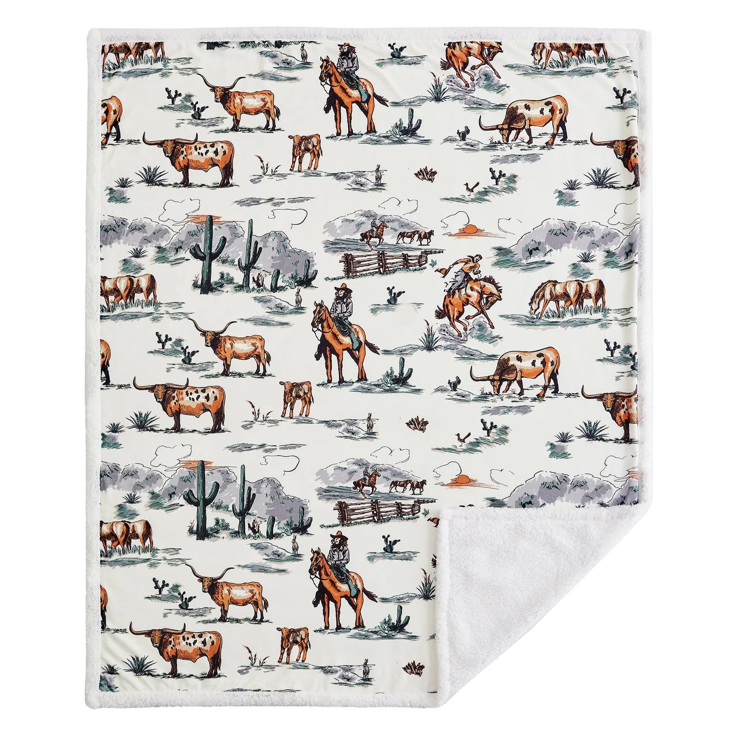 Sherpa Ranch Life Blanket