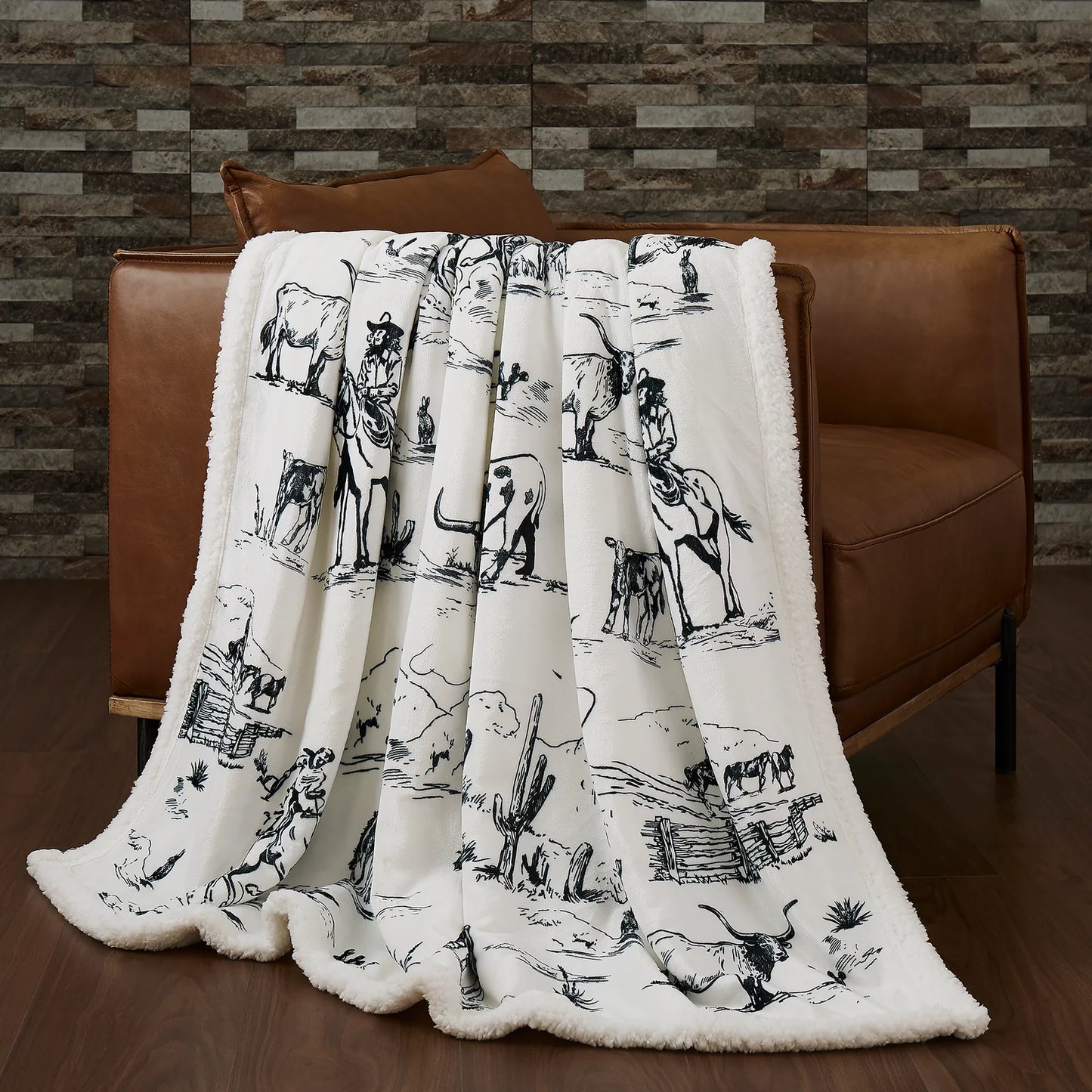 Sherpa Ranch Life Blanket