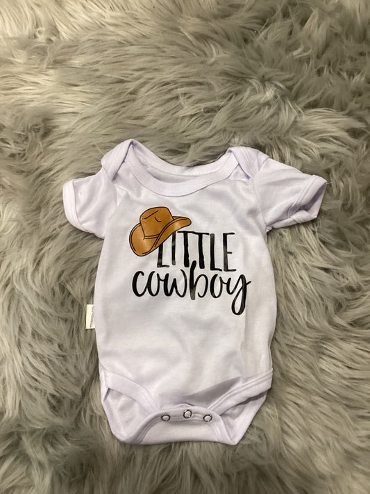 Little Cowboy Snap Onesie