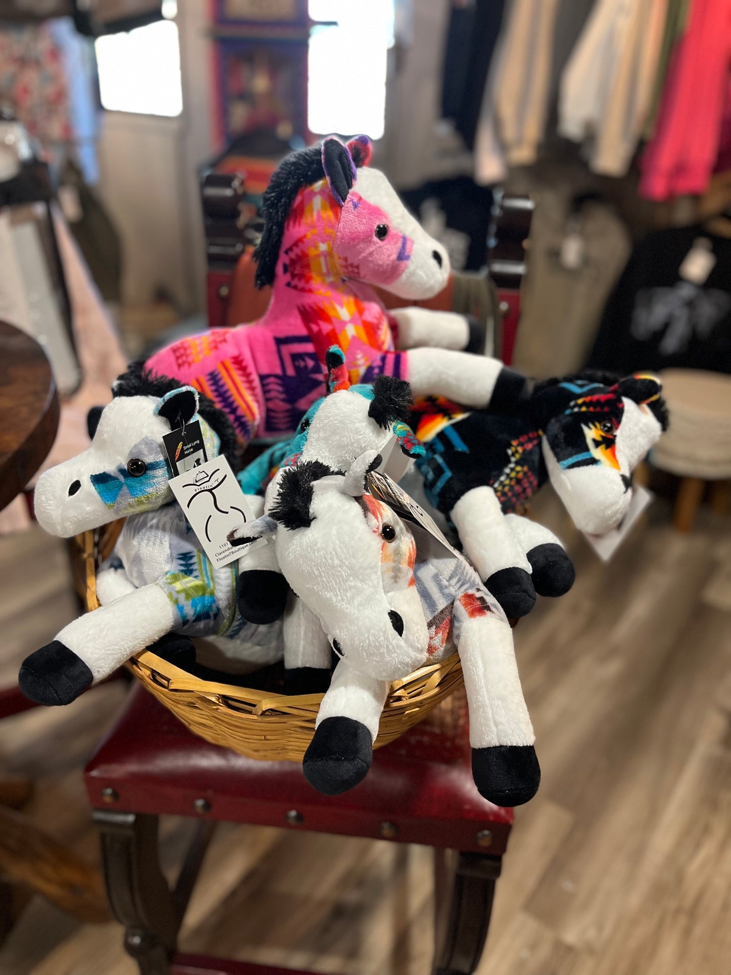 Big Aztec plush stuffed horses