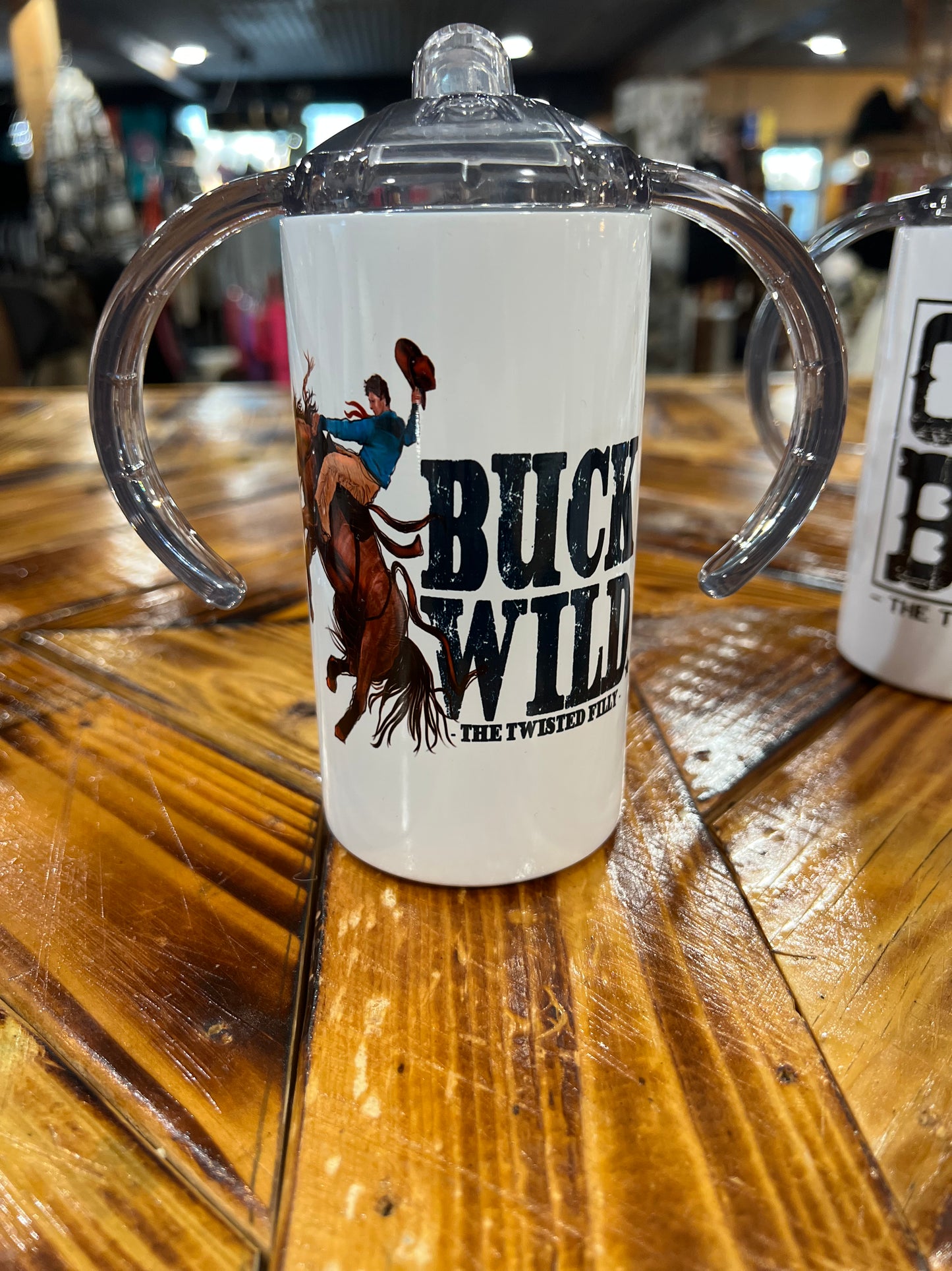 12 Oz Toddler Cowboy/Cowgirl Sippy Cup