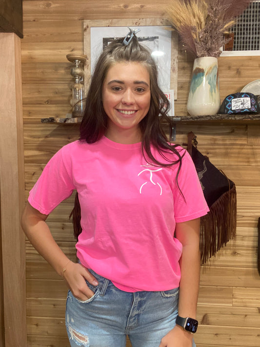 Hot Pink T-Shirt With Our Logo