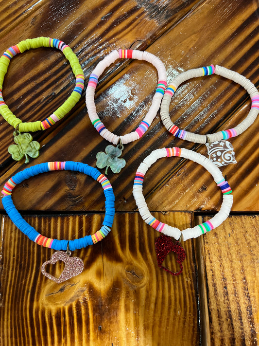 Kid stretch glitter bracelet