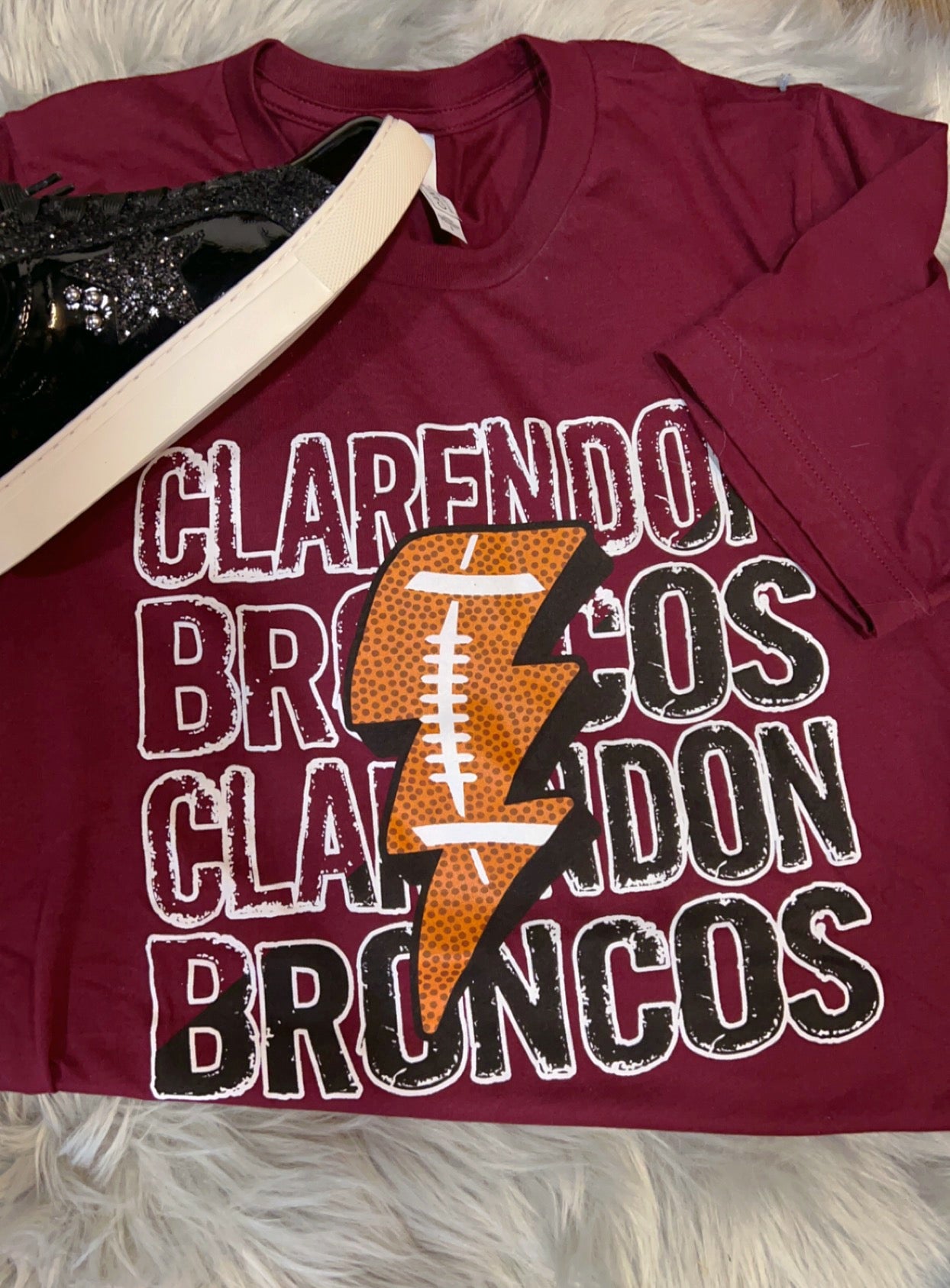 Clarendon Broncos t-shirts