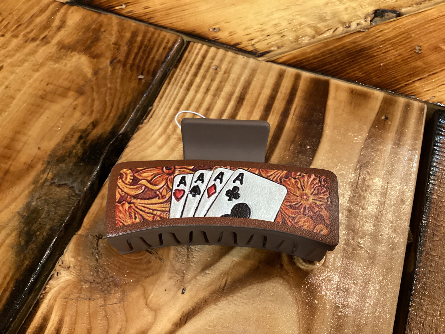 PU Leather Claw Clip ￼￼