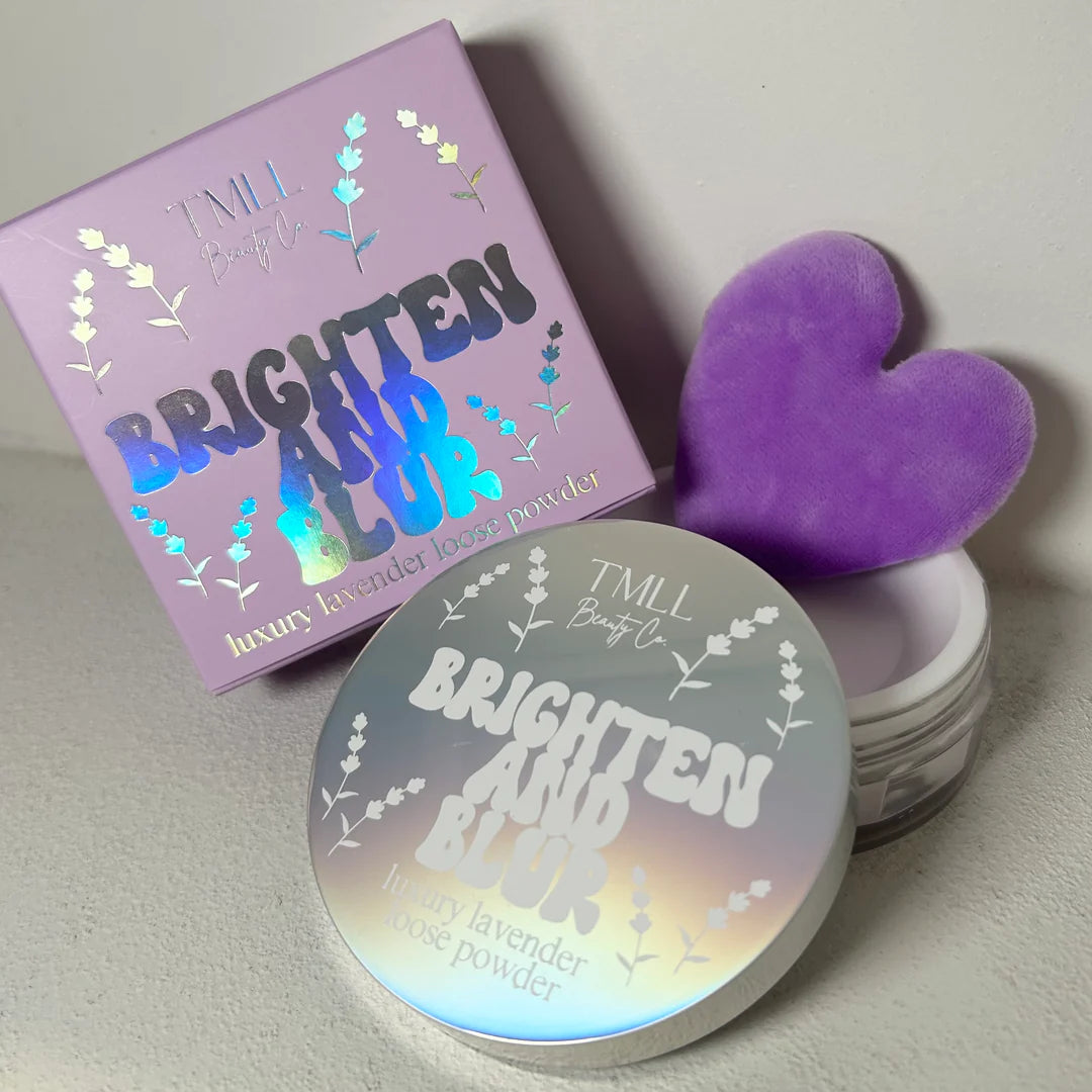 TMLL BRIGHTEN & BLUR LAVENDER SETTING POWDER