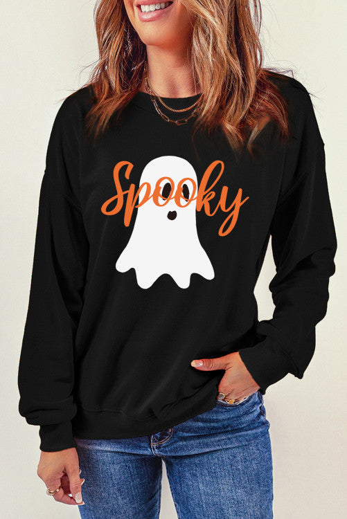 Spooky ghost sweat shirt